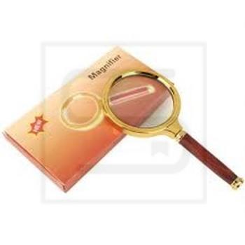 magnifier / ذره بین / 80mm / طرح فلزی / طلایی