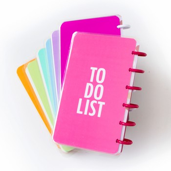 آبرنگ / دفتر دکمه ایی / TO DO LIST / 17*10 CM