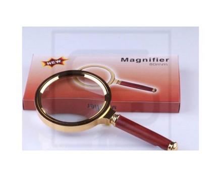 magnifier / ذره بین / 90mm / طرح فلزی / طلایی