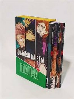 مجموعه مانگا پلاس فارسی جوجوتسو کایسن (JUJUTSU KAISEN:نبرد جادویی)،(کمیک استریپ)،(3جلدی،باقاب،شمیز،ر